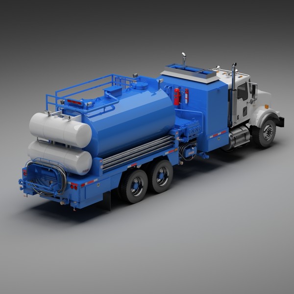 3d x hot oil truck - Hot Oil Truck Round by Dsmodels